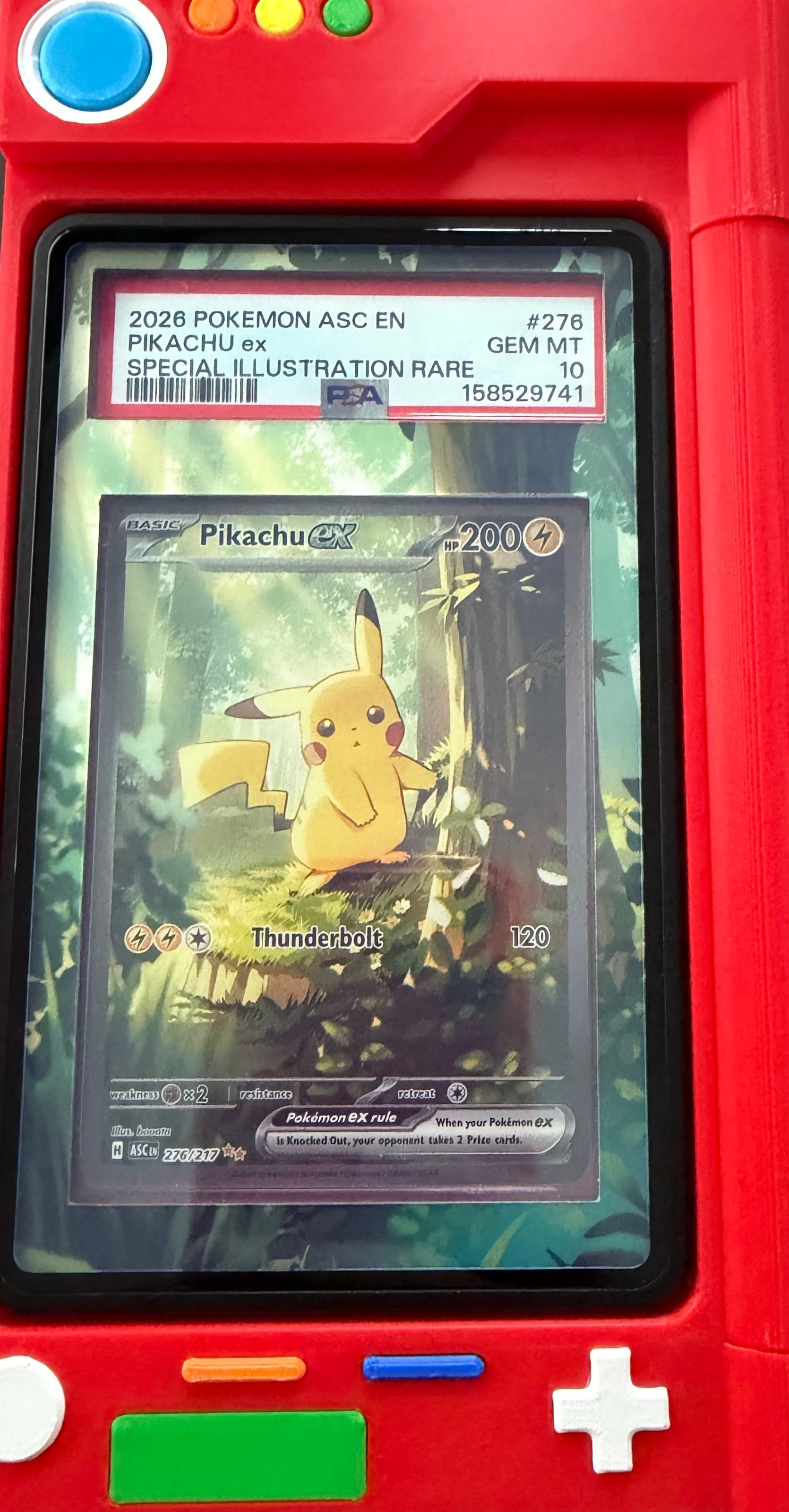 Ascended Heroes Pikachu ex #276/217 Special Illustration Rare PSA 10 slab from Sparky's Collection
